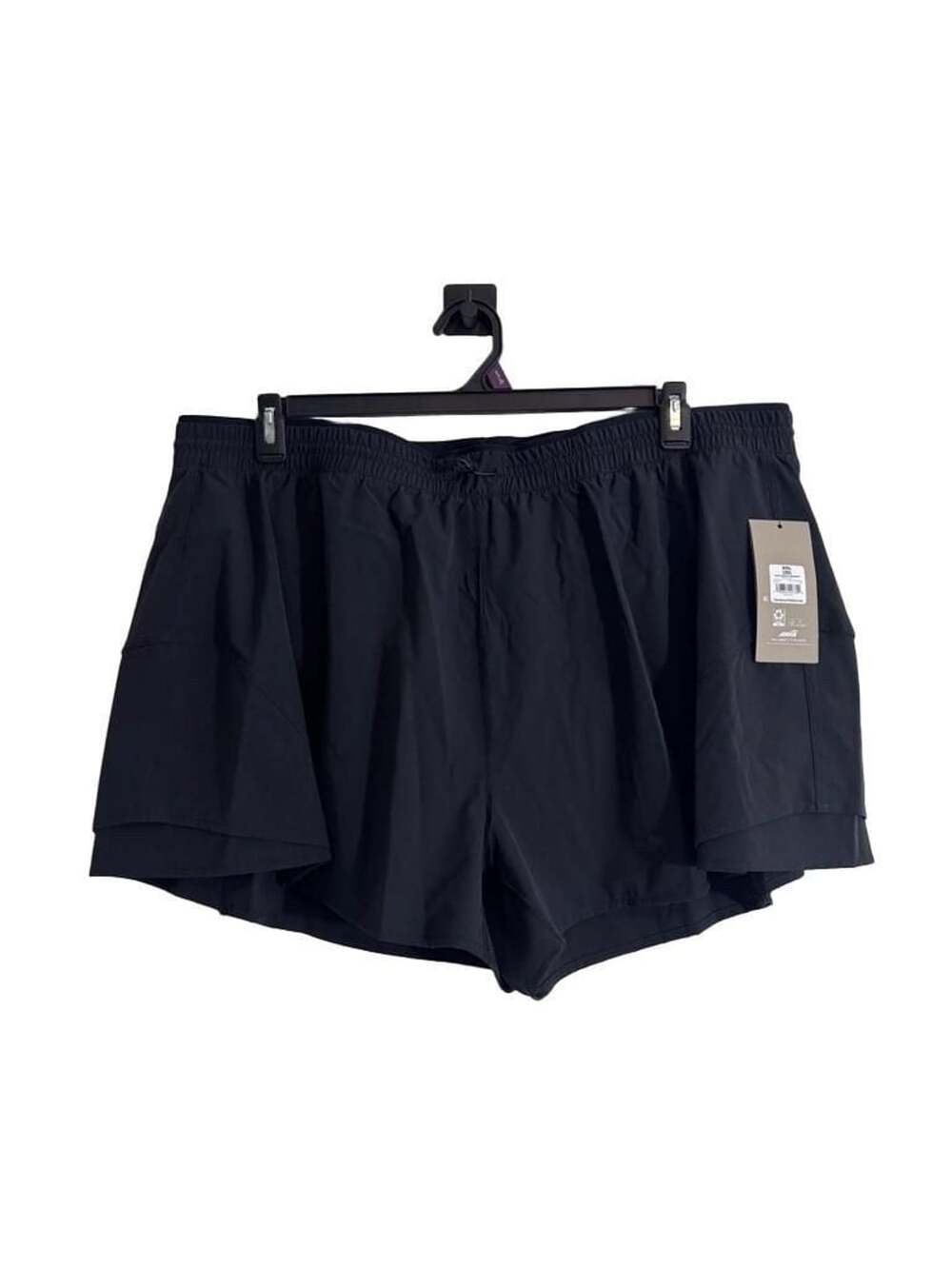 Avia Flounce Run Short Black Soot Size XXL 20